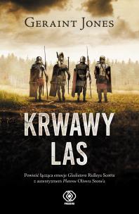 Krwawy las. Autor: Geraint Jones. Multiszop.pl Okładka książki Krwawy las