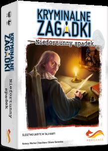 Kryminalne zagadki Niefortunny spadek Gra. Autor: Martino Chiacchiera, Sorrentino Silvano. Multiszop.pl Okładka książki Kryminalne zagadki Niefortunny spadek Gra