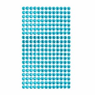 Kryształki samoprzylepne 6mm 260szt.blue. Wydawca: DP CRAFT. Multiszop.pl Opakowanie Kryształki samoprzylepne 6mm 260szt.blue