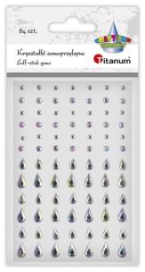 Opakowanie Kryształki samoprzylepne Krople 84szt