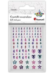 Opakowanie Kryształki samoprzylepne Łezki mix 100szt