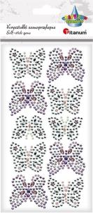 Opakowanie Kryształki samoprzylepne Motyle 10szt