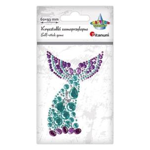 Opakowanie Kryształki samoprzylepne ogon syreny 60x93mm