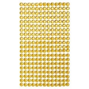 Okładka książki Kryształki samoprzylepne yellow 6mm 260szt