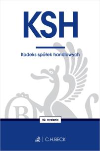 Okładka książki KSH. Kodeks spółek handlowych