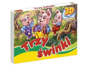 Ksiażeczka 3D Bajki Pokoleń: Trzy świnki. Wydawca: Ranok-Creative. Multiszop.pl Opakowanie Ksiażeczka 3D Bajki Pokoleń: Trzy świnki