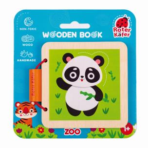 Opakowanie Książeczka drewniana edukacyjna Zoo