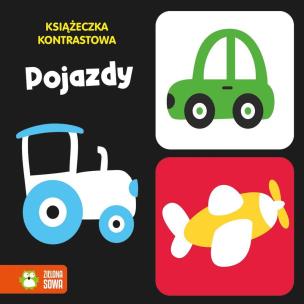 Okładka książki Książeczka kontrastowa Pojazdy