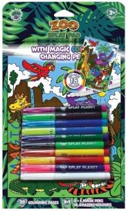 Książeczka z magicznymi mazakami Safari. Wydawca: Splat Planet. Multiszop.pl Opakowanie Książeczka z magicznymi mazakami Safari