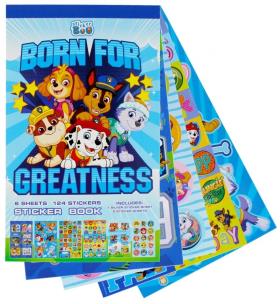 Opakowanie Książeczka z naklejkami 6 kartek Psi Patrol