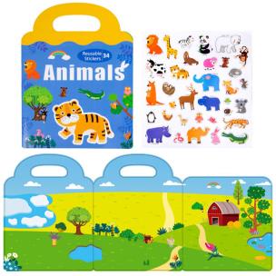 Opakowanie Książeczka z naklejkami - dzikie zwierzęta