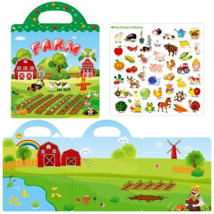 Opakowanie Książeczka z naklejkami - farma