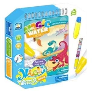 Opakowanie Książeczka z pisakiem do kolorowania wodą Dino