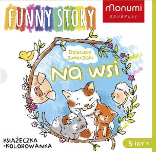 Okładka książki KSIĄŻECZKI HARMONIJKI - DZIECIAKI ZWIERZAKI NA WSI