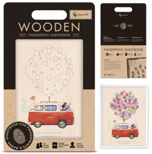 Księga gości weselnych na odciski palców Ślub. Wydawca: Cozywood. Multiszop.pl Opakowanie Księga gości weselnych na odciski palców Ślub