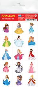 Opakowanie Księżniczki 01 Naklejki 4 sztuki