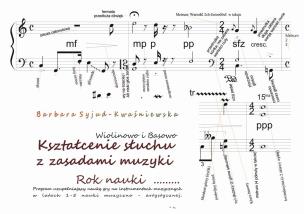 Okładka książki Kształcenie słuchu z zasadami muzyki + CD