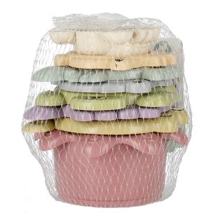 Kubeczki do układania 2w1 wieża BamBam. Wydawca: BamBam. Multiszop.pl Opakowanie Kubeczki do układania 2w1 wieża BamBam