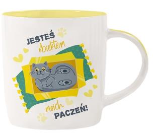 Opakowanie Kubek dla kociarza - Jesteś obiektem moich PACZEŃ!