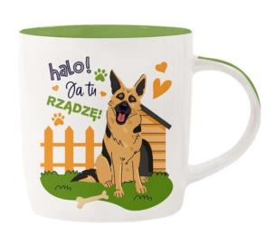 Opakowanie Kubek dla psiarza - Halo! Ja tu rządzę!
