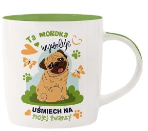 Opakowanie Kubek dla psiarza - Ta mordka wywołuje uśmiech...