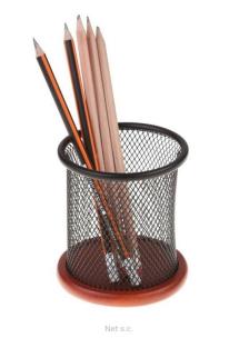 Opakowanie Kubek drewniana podstawa B3341 czarny siatka