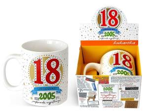Opakowanie Kubek Gigant Urodziny 18 (2005 rok)