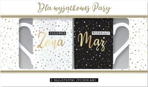 Opakowanie Kubek komplet Cudowna Żona, Wspaniały Mąż