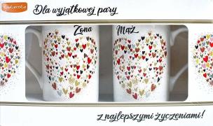 Opakowanie Kubek komplet Q Ślub