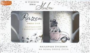 Opakowanie Kubek komplet Q Ślub