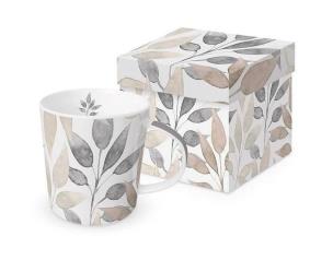 Opakowanie Kubek porcelanowy Liście Skandynawskie 350ml