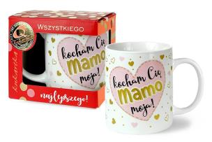 Opakowanie Kubek Premium Kocham Cię, mamo moja