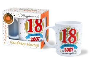 Opakowanie Kubek Premium Urodziny 18