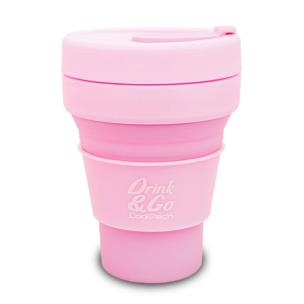 Opakowanie Kubek silikonowy 355 ml pastelowy powder pink