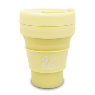 Opakowanie Kubek silikonowy 355 ml pastelowy powder yellow