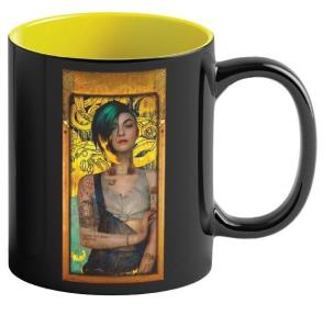 Kubek termoaktywny Cyberpunk 2077 Judy&Gustav. Wydawca: GOOD LOOT. Multiszop.pl Opakowanie Kubek termoaktywny Cyberpunk 2077 Judy&Gustav