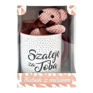 Opakowanie Kubek z misiem Szaleję za Tobą