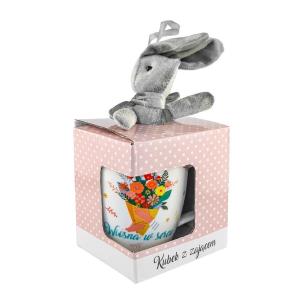 Opakowanie Kubek z niebieskim zajączkiem