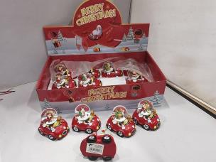 Opakowanie Kula śniegowa z motywem świątecznym (12szt)