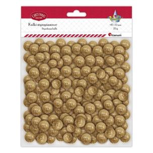 Opakowanie Kulki styropianowe mix złote 20g