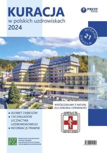 Kuracja w polskich uzdrowiskach 2024. Autor: Franczukowski Zbigniew. Multiszop.pl Okładka książki Kuracja w polskich uzdrowiskach 2024