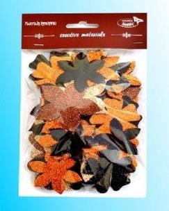 Opakowanie Kwiatki brokatowe 60szt