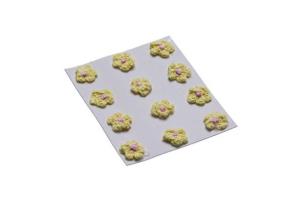 Opakowanie Kwiatki dekoracyjne 18mm żółte 12szt