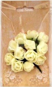 Opakowanie Kwiaty piankowe kremowe 2cm 12szt