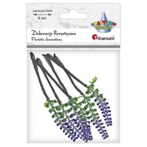 Opakowanie Kwiaty wrzosu fioletowo-zielone 10x110mm 6szt