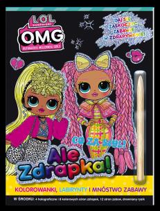 L.O.L. Surprise! Ale zdrapka!. Autor: Opracowanie zbiorowe. Multiszop.pl Okładka książki L.O.L. Surprise! Ale zdrapka!