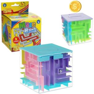 Opakowanie Labirynt skarbonka kostka MIX