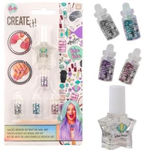 Opakowanie Lakier do paznokci + ozdoby CREATE IT!