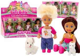 Opakowanie Laleczka mini ze zwierzątkiem MIX