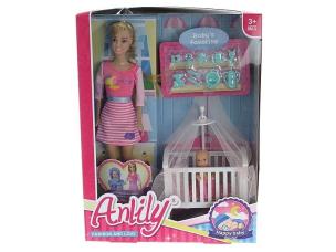 Opakowanie Lalka 29cm z łóżeczkiem i mini lalką